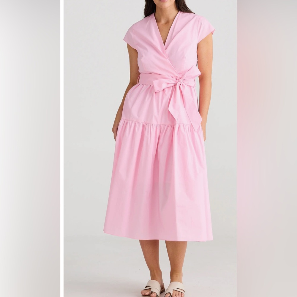 Elegant Pink  S Maxi Dress